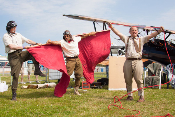 Flying Circus tijdens de show van 2012.