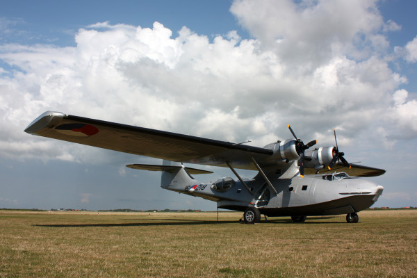 De PH-PBY op Texel in augustus 2014.