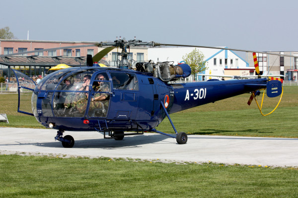 Alouette III van de Koninklijke Luchtmacht.